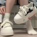 Little White Shoes Female Student Casual Thick Sole Height Increase Small Shoes Female White Board Shoes Female Korean Version_vogvips.com