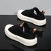 Men's Trendy Platform White Sneakers Breathable Casual Height Increasing Dad Shoes Spring Autumn Style 8873_vogvips.com