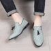 Unbeatable Quality Trendy Breathable One Step Muller Casual Leather Men's Summer Odorless Feet, Single Shoes, Men_vogvips.com