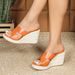 Women's Summer Wedge Sandals High Heels Platform Straw Rope Soles Fashion Ladies Footwear_vogvips.com