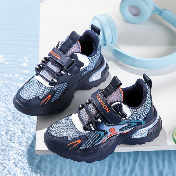 Children's Casual Shoes For Boys Tennis Mesh Kids Fashion Sneakers Lightweigh Sole From 5-6-7-8-9Y JJL8836_vogvips.com