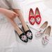 Women’s Shoes Spring And Summer New Embroidered Style Retro Pointed Low Heel Embroidered Cloth Shoes Women's Single Shoes_vogvips.com