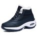 Mid Top Women's Cotton Shoes, Snow Boots, Women's Thick Soled Rocking Shoes, Casual Shoes_vogvips.com