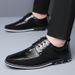Suitable For All Seasons Prince Fashion Casual 50 Velcro Embroidered Men's Leather Large Size 53 Trendy Wenzhou Shoes_vogvips.com