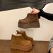 Unique Versatile Height-Increasing Snow Boots For Women, Fleece-Lined Style Short Boots, Winter New_vogvips.com