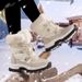 Snow Boots For Women, Warm And Non Slip With Plush Cotton Shoes_vogvips.com