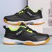 Badminton Men's Non-Slip, Breathable, Lightweight Sports Competition Training Table Shoes, Tennis Shoes_vogvips.com