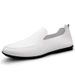 Doudou Shoes Men's Genuine Leather Soft-soled Soft Leather Men's Shoes Overfitting Casual Leather Shoes Driving Loafers_vogvips.com