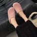 Spring And Summer Retro Slippers Women's Casual Low Heel Flats With Skirt Half Slippers_vogvips.com