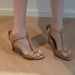 Suede French-style Retro Open-toe High-heeled Shoes, 2026 Summer New Model, Elegant Sophisticated, Beautiful And_vogvips.com