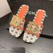 Women's Shoes Summer Trendy Fashion Flat Sandals Casual Multi-color Slippers Non-Slip Shoes_vogvips.com