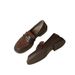 In Stock 2913 Soft Leather French Retro Gold Coin British Style Slip-on Loafers For Women, Spring Shoes_vogvips.com