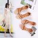 New Style Girls' Studded Open-toe Sandals With Pearls And Rivets, Student Fashion Sexy Internet Celebrity Cat-heel Thin_vogvips.com