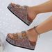 Women's plus Size Flip Flops Rhinestone European American Style Sandals Summer Soft Sole Belt Buckle Slippers_vogvips.com