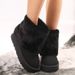 Women's Shoes Plus Size Thick Soled Wool Slippers For Women, New Autumn And Winter Style, Home Wear, Thick Soled, Warm, Cotton Slippers._vogvips.com