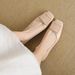 French High Heels Women's Head Pedal Work Shoes Light Mouth Temperament Commuter Shoes_vogvips.com