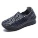 Handmade Woven Lazy Fahionable Trendy Thick Oled Women' Foot Cover, Breathable Caual Hoe, Port And Tourim 667_vogvips.com