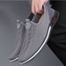 Men's Lightweight Breathable Sneakers - New Hollow Mesh Casual Shoes With Soft Sole, Slip-On Comfortable Walking Shoes_vogvips.com