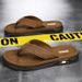 In The Summer Of 2025, The New Flip-flops For Men Are Designed To Wear On The Outside. They Are Anti-slip, Pinch-toe, Soft-soled_vogvips.com