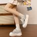 2024 Style Small Thick-Soled Canvas Shoes For Women, Autumn New Round-Toe Cute Casual Versatile Sneakers_vogvips.com