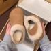 2024 Winter New European Style Slip-On Fur Two-Way Women's Cotton Shoes Casual Snow Boots For Women_vogvips.com
