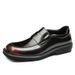 Casual For Men, Made Of Genuine Leather, Breathable And Glossy, British Formal Business Shoes, Soft Leather Lightweight_vogvips.com