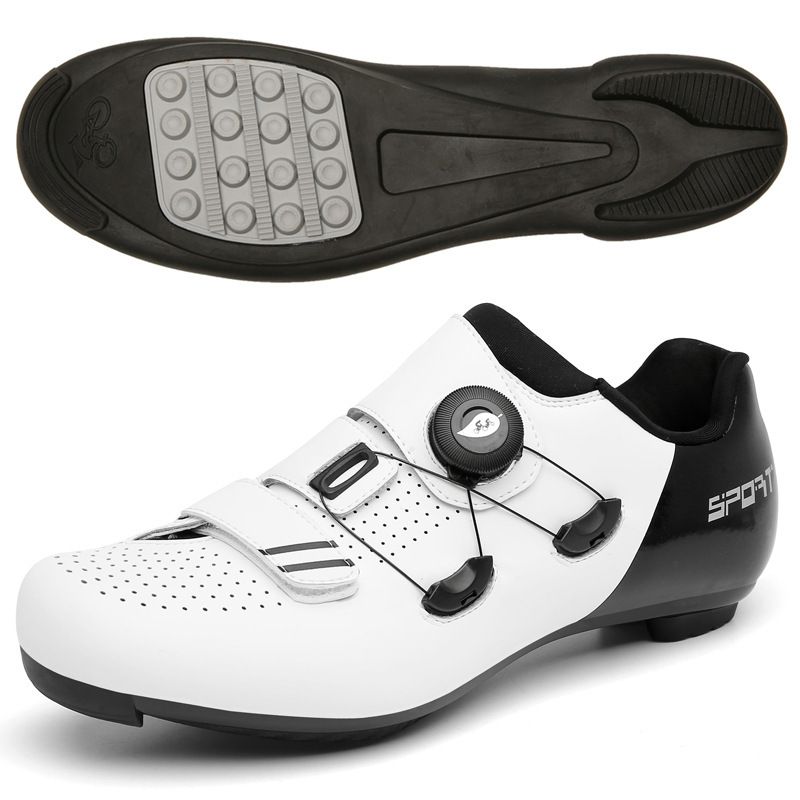 Cycling Shoes With Lock Road Bike Shoes Mountain Bike Lock Shoes Three Kinds Of Sole General Purpose Cycling Sneakers_vogvips.com