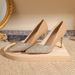 Pointed Toe Patent Leather Nude Patchwork Gretel Wedding Shoes Thin High Heel Shallow Mouth Sexy_vogvips.com