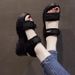 Sports Sandals Women's Beach Casual Shoes Muffin Thick Sole High Heel Soft Sole Increase_vogvips.com