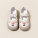 Unisex Tulip Print Canvas Shoes – Soft Rubber Sole Hook & Loop Sneakers For Kids (Breathable, Non-Slip, Beige)_vogvips.com
