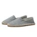 Men’s Shoes Linen Shoes Woven Cloth Shoes Lazy Slip On Shoes Fisherman Shoes Men's And Women's Woven Casual Large Size Canvas Shoes_vogvips.com