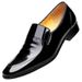 Men's business leather shoes British formal low top office Leather wedding men's shoes_vogvips.com