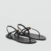 2026 Summer New Women's Casual Beach Shoes Metal Buckle Clip-Toe Flat Roman Sandals For Women_vogvips.com