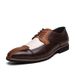 Fashion Personality Color Match Business Formal Low-top Men Trend Single Shoes_vogvips.com