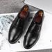 Business Dress Leather Perforated Breathable Men's Hollow out Single Versatile Casual Shoes_vogvips.com