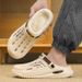 Winter Men Slippers Warm Furry Slippers Soft Indoor Bedroom Cotton Shoes EVA Fluff Slides Casual Comfortable Plush Clogs 38-45_vogvips.com