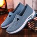 2025 New Mesh Vulcanized High Quality Sneakers Slip On Flats Shoes Women Loafers Plus Size 42 Walking Flat_vogvips.com