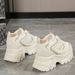 Dad Women's 2024 New Spring All-match Thick-soled Height-enhancing Mesh Sports Casual Shoes_vogvips.com