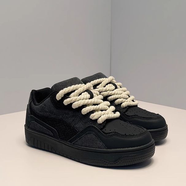 Men's Summer Sneakers, Casual And Versatile Trendy Shoes, Black Knight Style, Hong Kong Trendy Brand, High End And Cool Design, Niche Style._vogvips.com
