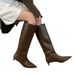 British Style Long For Women 2024 New Pointed Toe Thin Heel White High Tube Riding Over-the-Knee Fashion Boots_vogvips.com