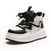 High-top White Women, 2026 Spring And Autumn New Model, Thick-soled, Versatile, Suitable For Petite Individuals, Casual_vogvips.com