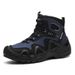 Breathable Comfortable Lightweight Casual Hiking Shoes Lace-up Color-blocking Sneakers Men's Autumn Personality Fashion_vogvips.com
