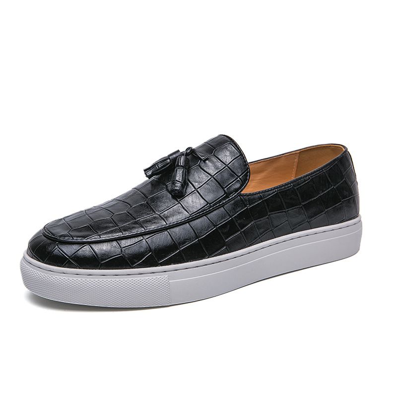 Flat Shoes Fashion Fashion Small White Shoes Large Size Youth Casual Leather Shoes_vogvips.com