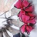 Charming Shark Mouth With Floral Transparent Straps, Flat Bowknot Slippers, Plastic Summer Women's Sandals_vogvips.com