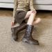 Thick-Soled Height-Increasing Melad Brown Martin Women, New Autumn-Winter Korean Version Versatile British Style Short_vogvips.com