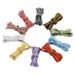 Shoe Accessories round polyester insert wavy metal wire shoelaces suitable for casual shoes shoes coconut shoes dad shoes_vogvips.com