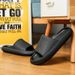 Home Slippers, Light And Sandals, Men's Home Thickened Anti Slip Soft Sole Bathroom Slippers_vogvips.com