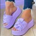 Summer New Thick Bottom Outdoor Beach Cool Drag Large Solid Color Sponge Cake Butterfly_vogvips.com
