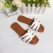 Solid Color Square Toe Slippers For Outdoor Fashion Women's Shoes_vogvips.com