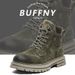 Martin Boots For Men And Women, Green Retro Tooling Style, American Leather Outdoor Hiking Boots_vogvips.com